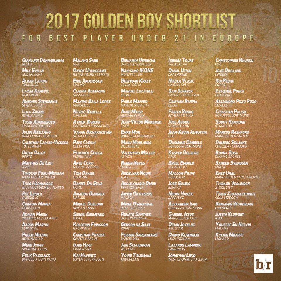Golden Boy 17 Nominados Somos Cantera